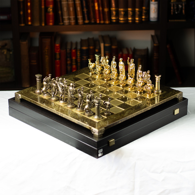 Gift chess Rome brown from Manopoulos