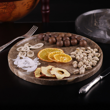 Marble plate "Beigeble"
