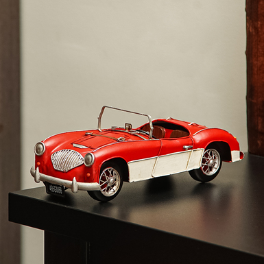 Металлическая модель Austin-Healey середины 20 века от Nitsche (изготовлено в ретро стиле)