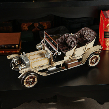 Rolls Royce Silver Ghost 1909 Metal Model by Nitsche (Retro Styled)