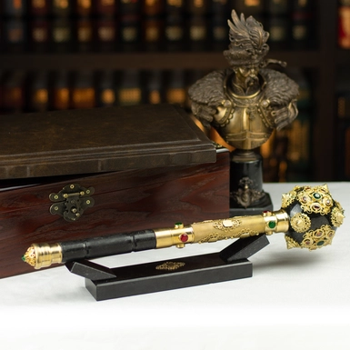 Exclusive mace "Ukrainian Cossacks" made of marble