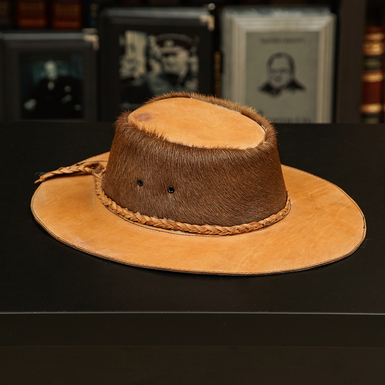 Buffalo leather hat "Freedom"
