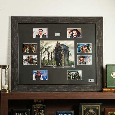 Certified autograph of actor Johnny Depp (92x76 cm)