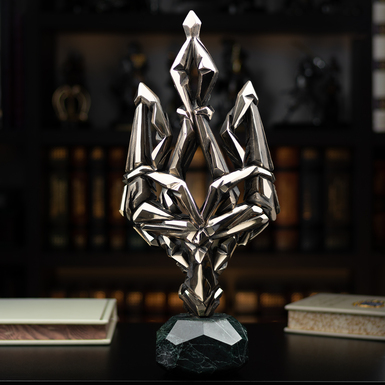 Author's bronze sculpture "Trident" by Ozyumenko brothers