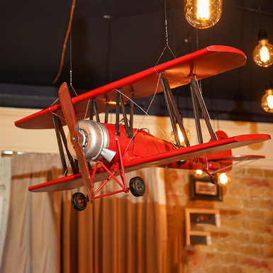 Large metal model aircraft Avor 1930-38 (1 m ) by Nitsche (retro style)