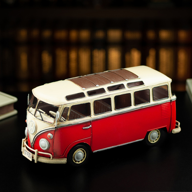 Металлическая модель автомобиля VW Bulli Classic второй половины 20 века (32 см) от Nitsche (изготовлено в ретро стиле)