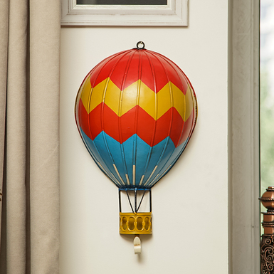 Металлическая модель воздушного шара Heibluft Ballon Wand второй половины 20 века (49 см) от Nitsche (изготовлено в ретро стиле)