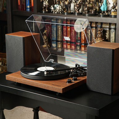 Виниловый проигрыватель C62C Turntable System – Walnut от Crosley 