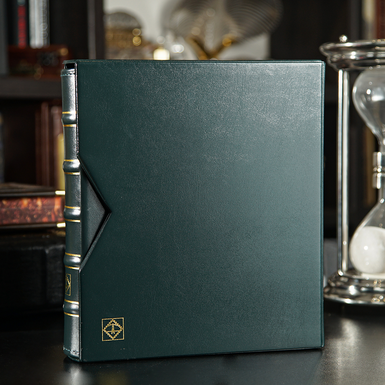 Coin album "Numismatist" with case from Leuchtturm