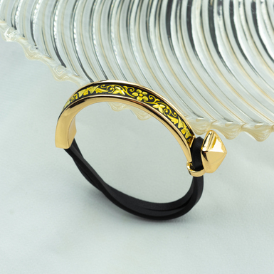 Bracelet "Flower" by Anframa (hand gilding)
