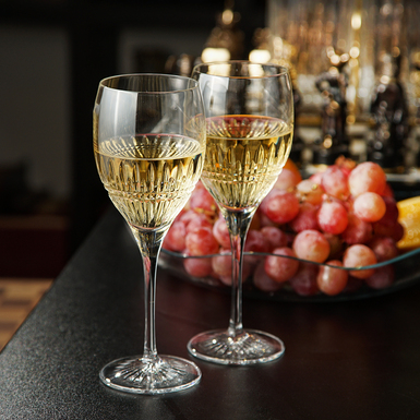 Set of crystal wine glasses "Laurentia" (2 pcs), UK from Royal Buckingham