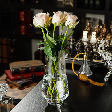 Crystal vase "Dew drop" with Swarowski crystals, UK from Royal Buckingham