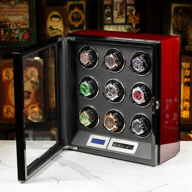 Winding box for 9 watches EdelWeiss by Asen