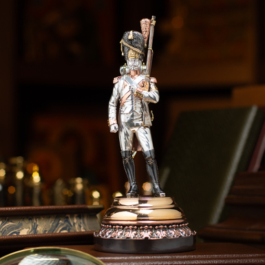 Handmade figurine "Grenadier of Napoleon's Imperial Guard" by Evgeniy Yepur