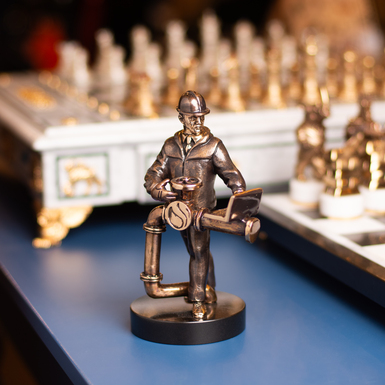 Bronze figurine "Naftogaz" by Vizuri