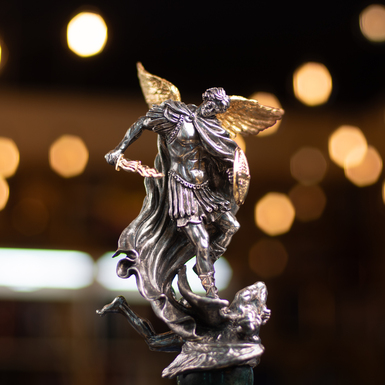 Bronze figurine "Archstrategist Michael" by Vizuri