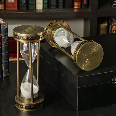 Handmade hourglass "Tempora Labuntur" by Ross London