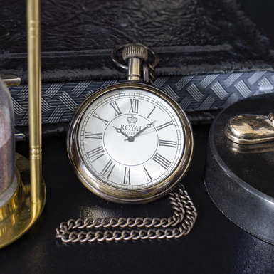 Pocket watch "Royal London" handmade by Ross London