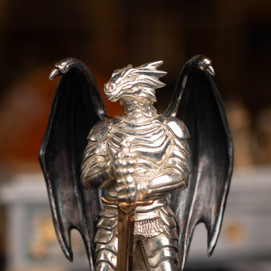 Bronze figurine "Defender" by Vizuri
