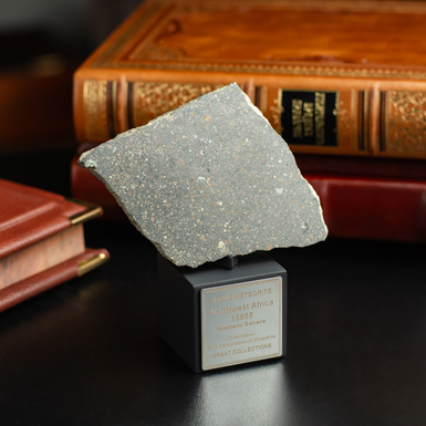 Certified meteorite "NWA 15855 NCV 0015", 120.63 g (Northwest Africa)