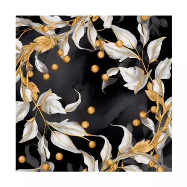Silk scarf "Opium" from Fama (limited collection, 65x65 cm)