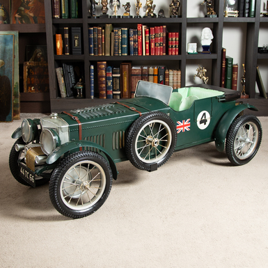 1929 Bentley Blower Large Metal Model Car (1.4m) by Nitsche (Made in Retro Style)