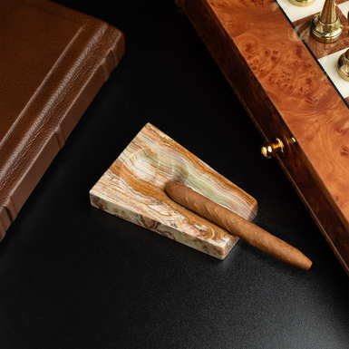 Handmade ashtray “Colorful wonder” made of colored marble by MARKAM