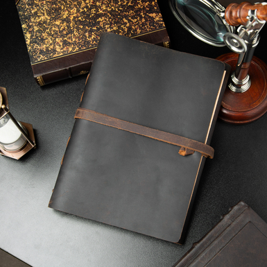 Buffalo leather notebook "Cahier" (B5 format)