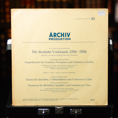 Vinyl record Die deutsche Vorklassik Classic