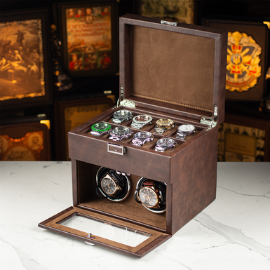 Asen "Wonderful Time" storage box for 8 and 2 watches