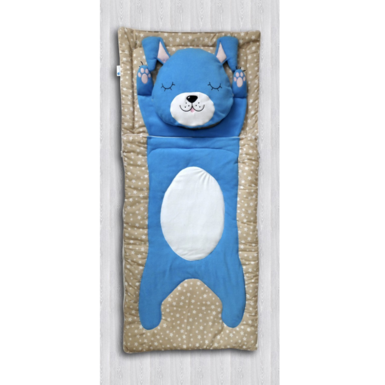 Children's sleeping bag "Blue Hare" by Splushik