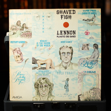 Vinyl Record Plastic Ono Band and John Lennon "Shaved Fish" 