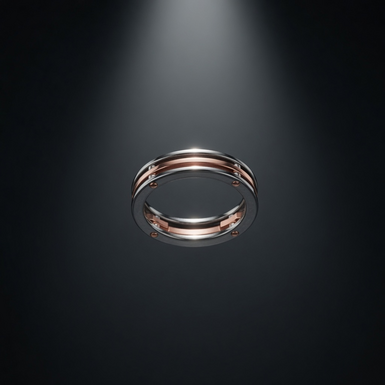 "Bellezza" rose gold ring from Baraka