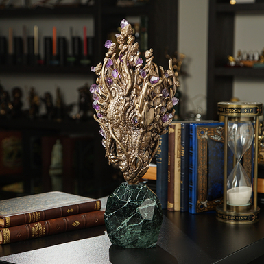 Bronze sculpture "Amethyst Dragon" by Ozyumenko brothers