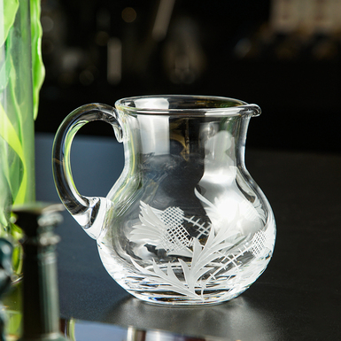 Crystal jug "Blossom" (600 ml) by Royal Buckingham, UK