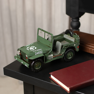 Nitsche Willys MB Jeep (1941-1945) (30cm) US Army Metal Diecast (Retro Made)