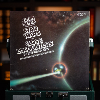 Vinyl record Zubin Mehta conducts suites from Star Wars and Close Encounters Of The Third Kind. Los Angeles Philharmonic Orchestra 