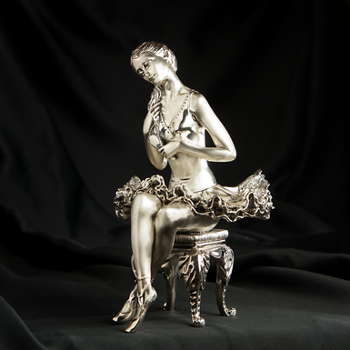 Posrebrzana figurka „Balerina” firmy Exetera Argenti