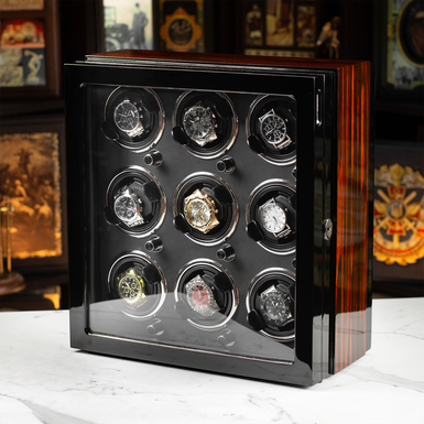 Winding box for 9 watches EdelWeiss by Asen