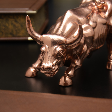 Wall Street Bull figurine