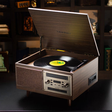 Serenade 8-In-1 Record Player - Walnut by Crosley