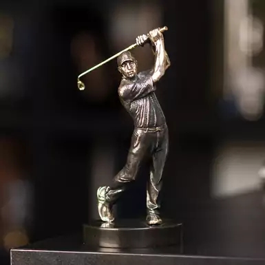 Vizuri Golf Player Sculpture