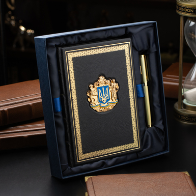 Gift set "Weekly planner with a trident" and a TENSO pen, limited edition
