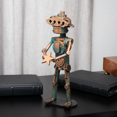 Metal figurine "Starman" (32 cm) by Hisoshi art Studio