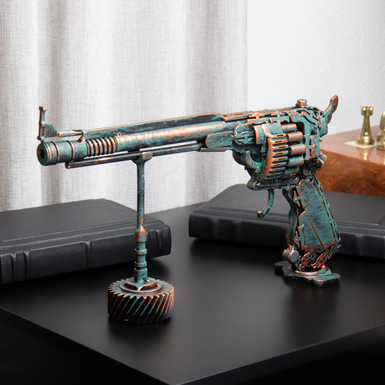 Metal figurine "Revolver" (42 cm) by Hisoshi art Studio