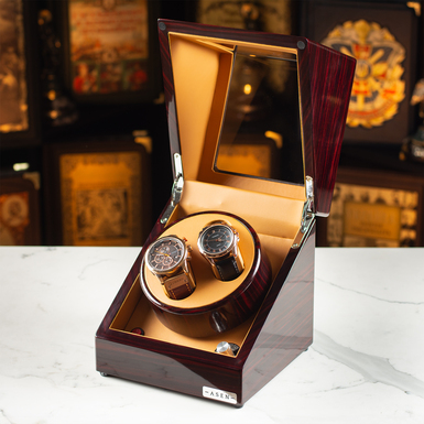 Watch winding box "Goldline" by Asen