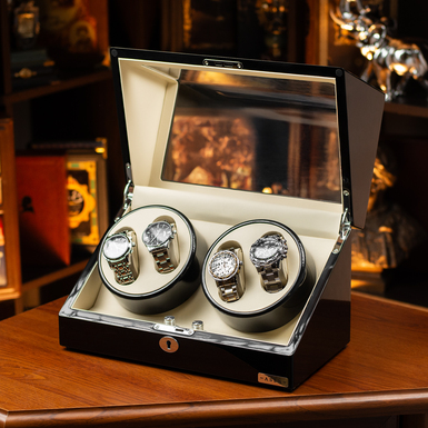 Asen "Evander" 4-watch winding box