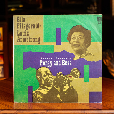 Винтажная виниловая пластинка George Gershwin: Ella Fitzgerald - Louis Armstrong – Porgy And Bess 