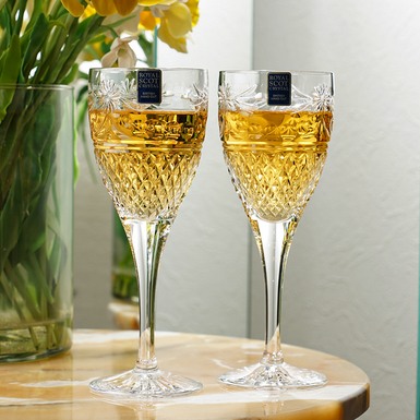 Crystal wine glasses "Beaconsfield" by Royal Buckingham, Great Britain