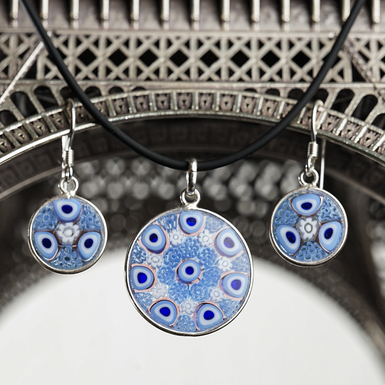 Murano glass jewelry set "Dream"